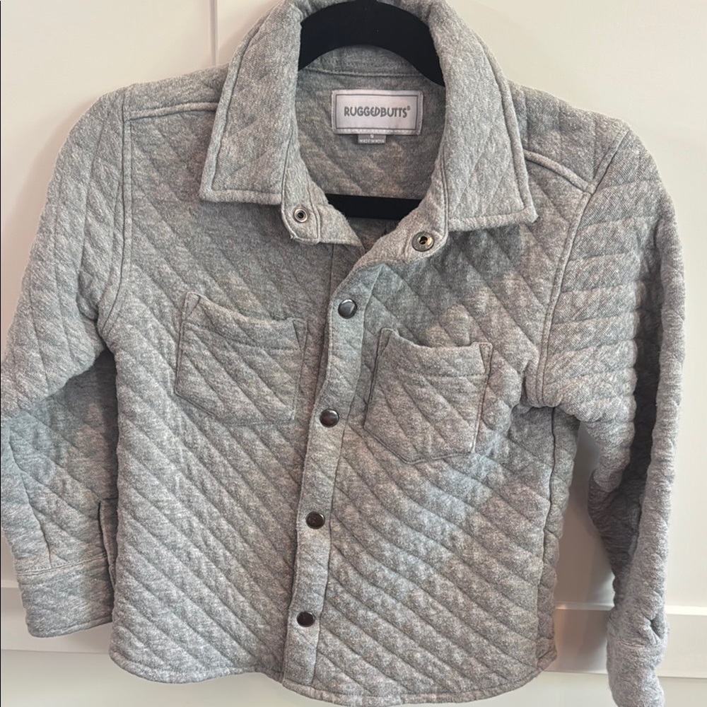 RuggedButts Gray Quilted Jacket